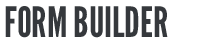 Visual Form Builder